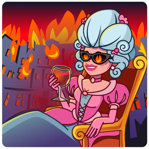⭐ Стикер «Шальная императрица» для Telegram