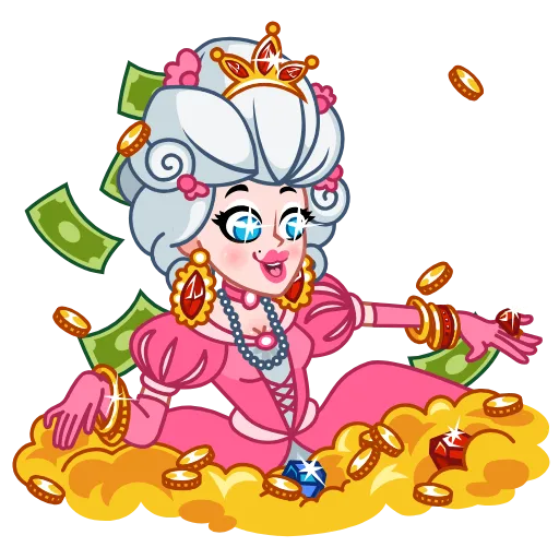 ⭐ Стикер «Шальная императрица» для Telegram