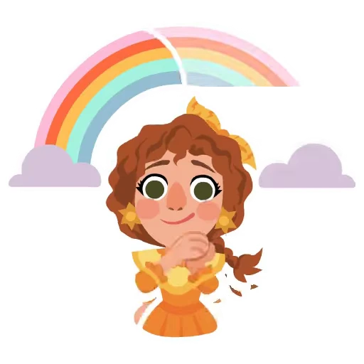 🌈 Стикер «Encanto • Jollywise» для Telegram