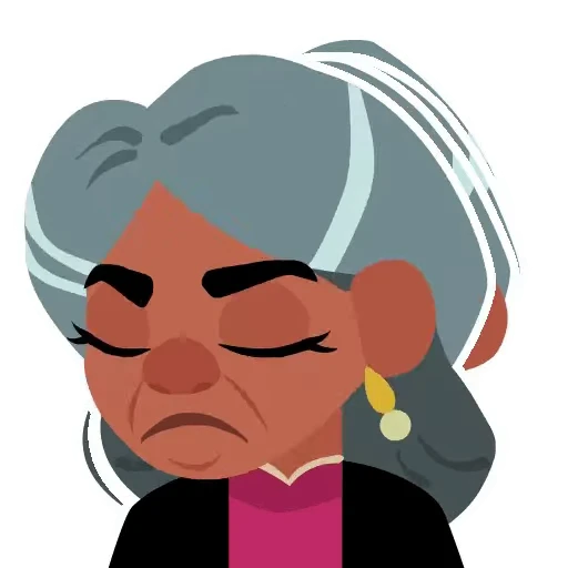 👵 Стикер «Encanto • Jollywise» для Telegram