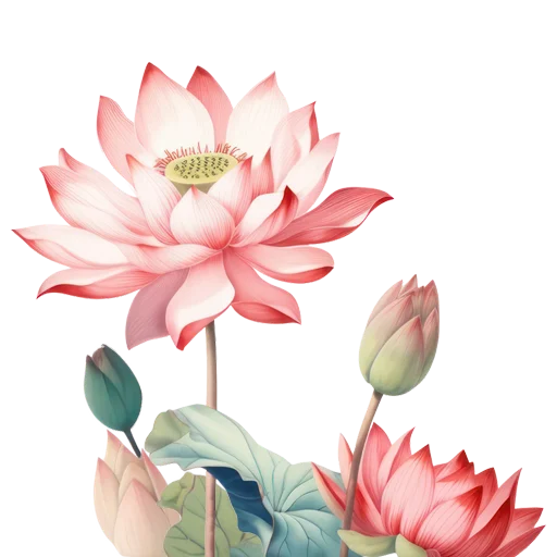 🪷 Стикер «Enchanted garden» для Telegram