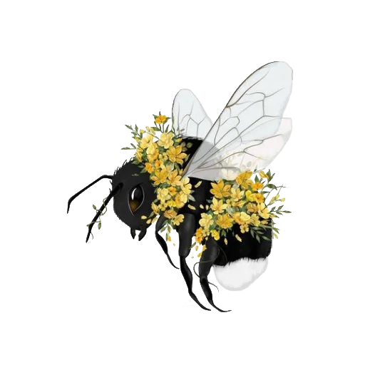 🐝 Стикер «Enchanted garden» для Telegram