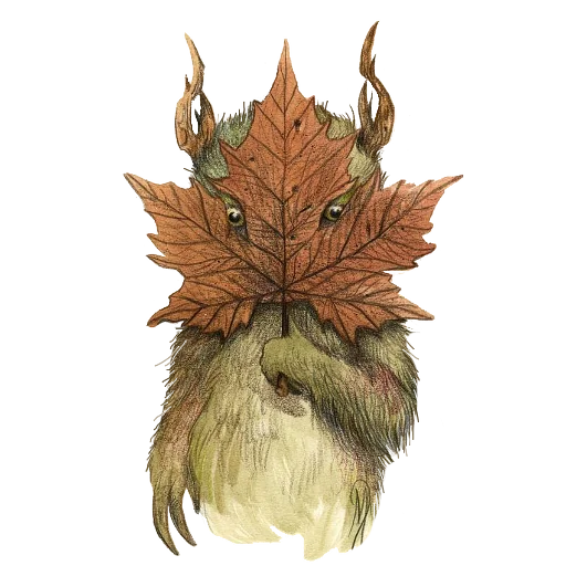 🍁 Стикер «Enchanted garden» для Telegram