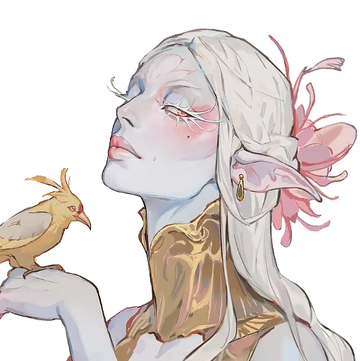 👩‍🦳 Стикер «Enchanted garden» для Telegram