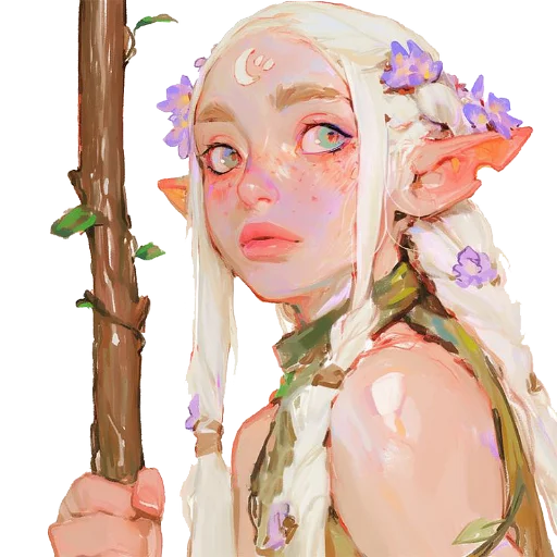 🧝‍♂️ Стикер «Enchanted garden» для Telegram