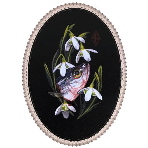 🐟 Стикер «Enchanted garden» для Telegram
