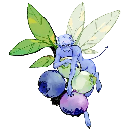 🫐 Стикер «Enchanted garden» для Telegram