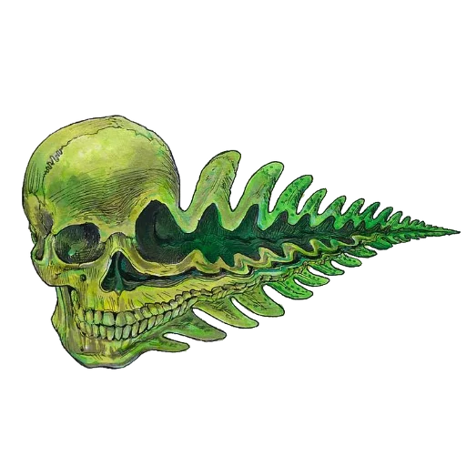 ☠️ Стикер «Enchanted garden» для Telegram
