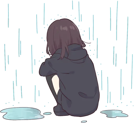 🌧️ Стикер «English Chatting» для Telegram