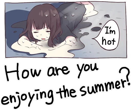 ☀️ Стикер «English Chatting» для Telegram