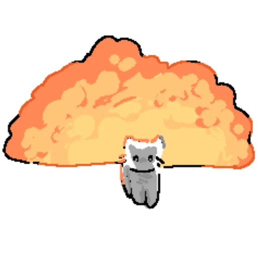 💉 Стикер «Кошачья марихувана» для Telegram