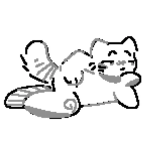 💉 Стикер «Кошачья марихувана» для Telegram
