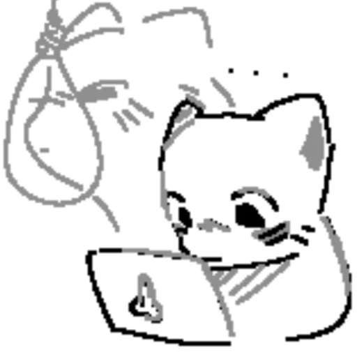 💉 Стикер «Кошачья марихувана» для Telegram