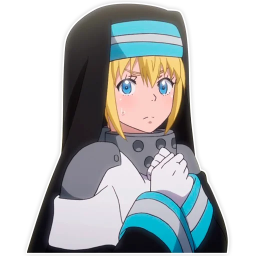 😇 Стикер «Enen no shouboutai / Пламенная бригада пожарных» для Telegram