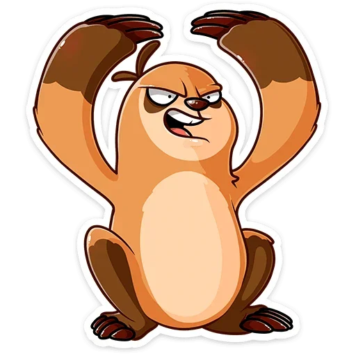 🙌 Стикер «Бодрый Эл» для Telegram