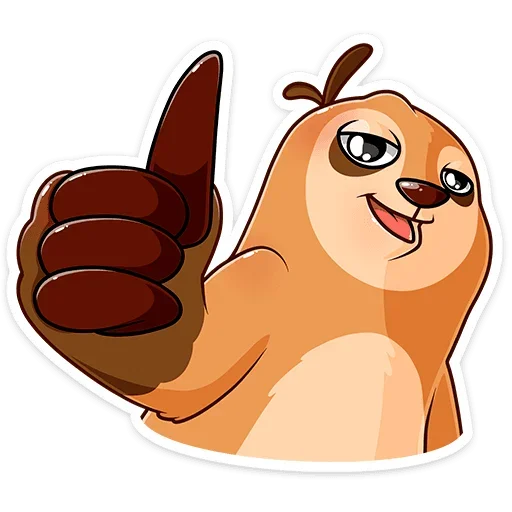 👍 Стикер «Бодрый Эл» для Telegram