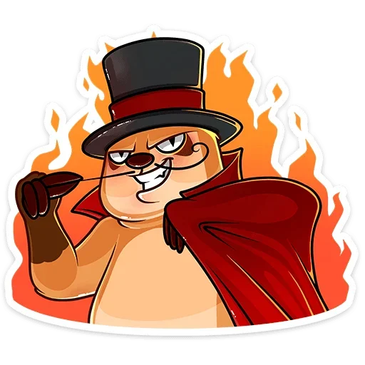 😈 Стикер «Бодрый Эл» для Telegram