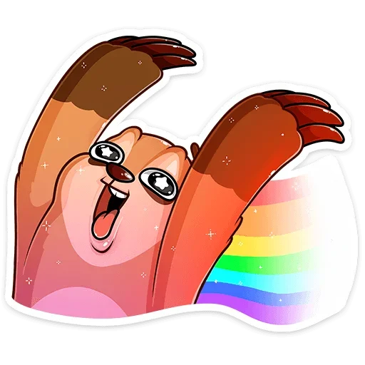 🌈 Стикер «Бодрый Эл» для Telegram