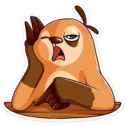 😴 Стикер «Бодрый Эл» для Telegram