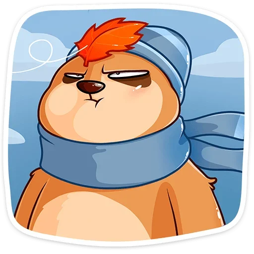 🍁 Стикер «Бодрый Эл» для Telegram