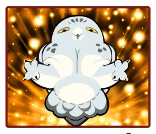 🤯 Стикер «Energetic Snowy Owls» для Telegram