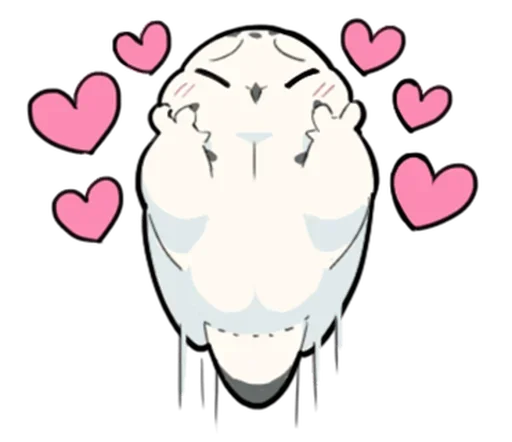 💕 Стикер «Energetic Snowy Owls» для Telegram