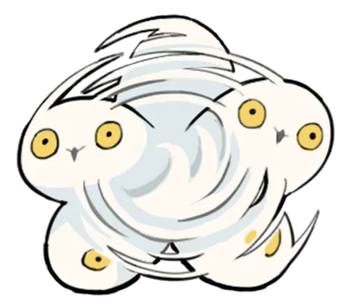 🥴 Стикер «Energetic Snowy Owls» для Telegram