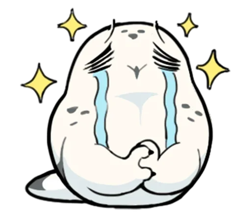 🥺 Стикер «Energetic Snowy Owls» для Telegram