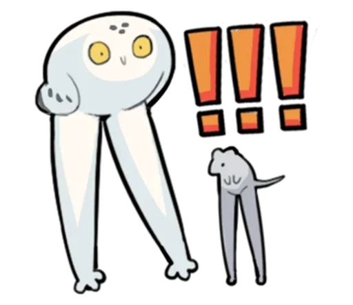 🐭 Стикер «Energetic Snowy Owls» для Telegram