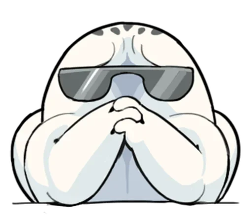 ⏳ Стикер «Energetic Snowy Owls» для Telegram