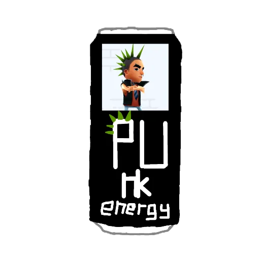 👨‍🎤 Стикер «Energy drinks empire» для Telegram