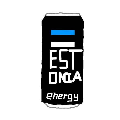 🇪🇪 Стикер «Energy drinks empire» для Telegram