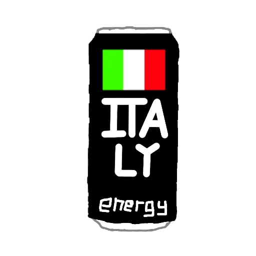 🇮🇹 Стикер «Energy drinks empire» для Telegram
