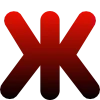 🙂 Эмодзи «Красные буквы градиент» для Telegram