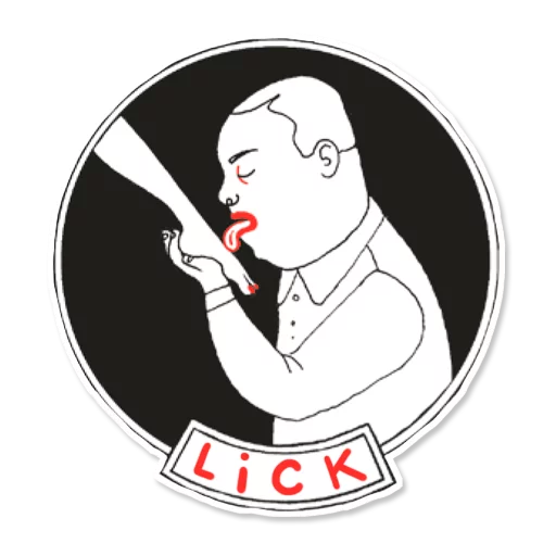 👅 Стикер «English» для Telegram