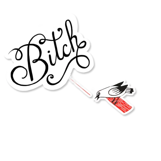 👩 Стикер «English» для Telegram