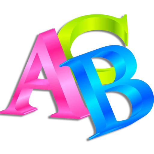 Стикерпак English Alphabet для Telegram