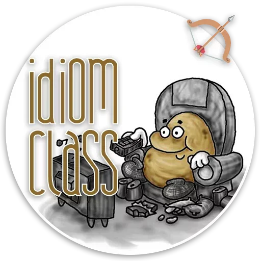 😚 Стикер «English Time» для Telegram