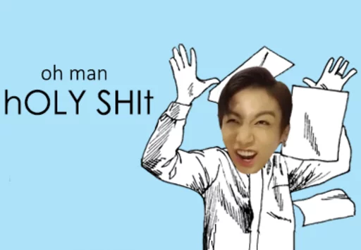 💩 Стикер «BTS [ Let&;s Speak English ]» для Telegram