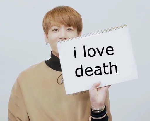 ⚰ Стикер «BTS [ Let&;s Speak English ]» для Telegram