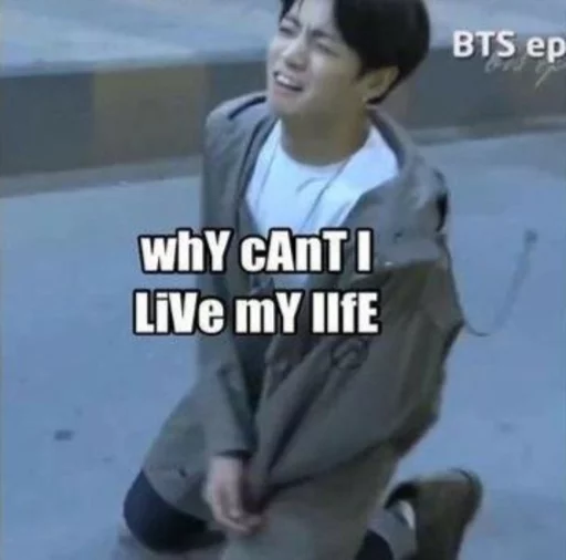 😫 Стикер «BTS [ Let&;s Speak English ]» для Telegram