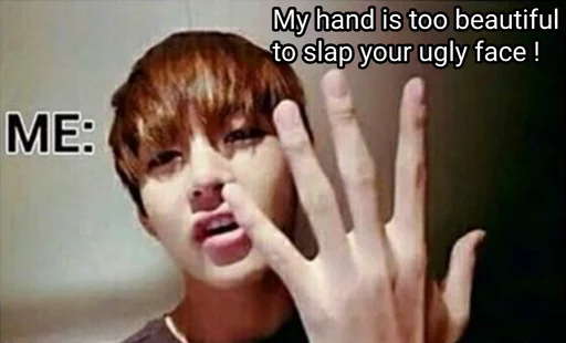 🖕 Стикер «BTS [ Let&;s Speak English ]» для Telegram
