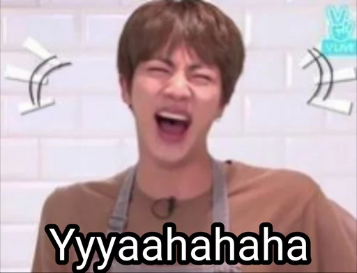 😂 Стикер «BTS [ Let&;s Speak English ]» для Telegram