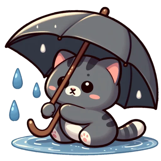 ☔ Стикер «Кот Василиск» для Telegram