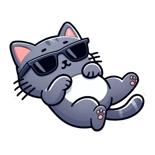 😴 Стикер «Кот Василиск» для Telegram