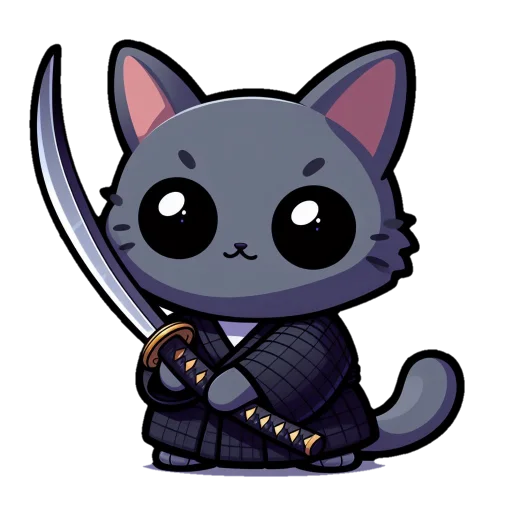 🗡️ Стикер «Кот Василиск» для Telegram