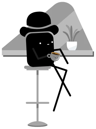 ☕️ Стикер «enkodio» для Telegram