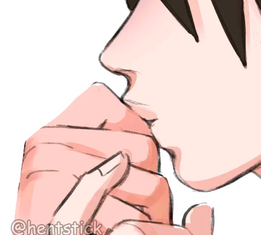 ❤️ Стикер «Eno and Sai» для Telegram