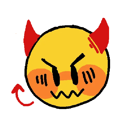 😈 Стикер «enojicute» для Telegram