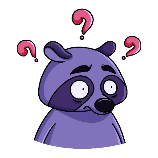 🤨 Стикер «Енотя» для Telegram